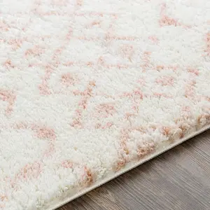 SAANJH Boho Shaggy Area Rug 160 x 220 cm