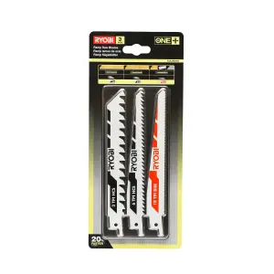 Ryobi 3 piece Reciprocating saw blade set