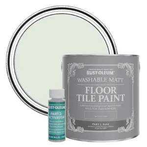 Rust-Oleum Sage Mist Washable Matt Floor Tile Paint 2.5L