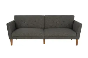 Regal 3-Seater Sofa Bed Fabric Grey