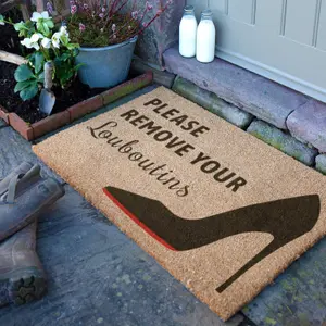 Please Remove Your Louboutins Doormat (90 x 60cm)