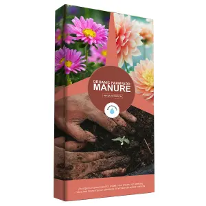 1 Bag (40 Litres) Organic Farmyard Manure For Gardeners Encouraging Healthy Plant Growth With Essential Nutrients