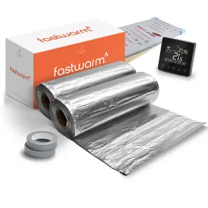 Fastwarm Under Carpet / Under Vinyl Heating Kit - 18m - Fastwarm Wifi Black