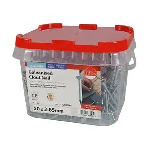 TIMCO Clout Nails Galvanised - 50 x 2.65