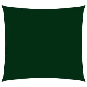 Berkfield Sunshade Sail Oxford Fabric Square 2.5x2.5 m Dark Green