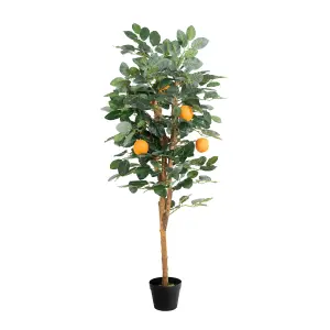 Blooming Artificial - 150cm / 5ft Faux Orange Tree