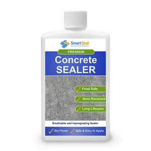 Concrete Sealer (Premium), Smartseal, Impregnating, Concrete Sealant, Stain and Water Repellent, 10-Year Protection, 100ml Sample