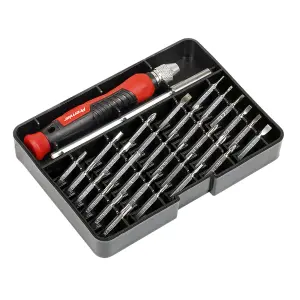 Sealey Precision Bit Screwdriver Set 32 Pieces Slotted Phillips TRX-Star AK97328