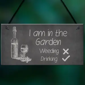 Funny Shabby Chic Garden Sign Hanging Summerhouse Shed Sign Home Decor