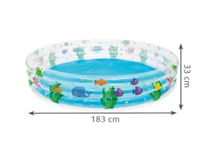 Inflatable Swimming Pool For Children 188x33cm Bestway