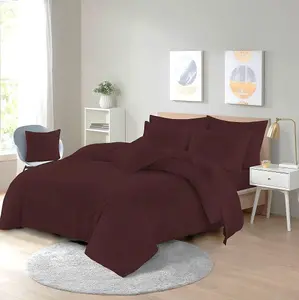 Easy Care Poly-cotton Plain Dyed Duvet Cover Set