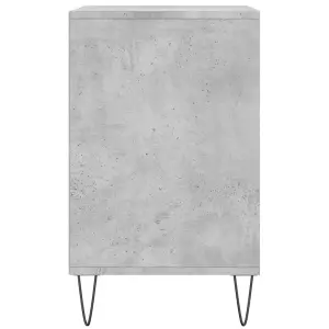 Berkfield Shoe Cabinet Concrete Grey 102x36x60 cm Engineered Wood