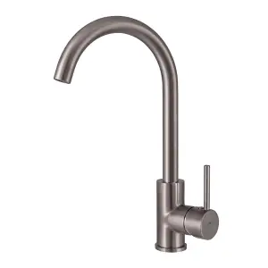 Hommix Rubineta A-X-E-33 Brushed Nickel Kitchen Mixer