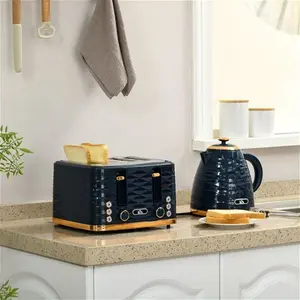 Kettle And Toaster Set HOMCOM Finish: Navy