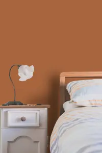 Leyland Trade Vinyl Soft Sheen Walls & Ceilings Emulsion Paint Orange Brown (RAL 8023) - 5L