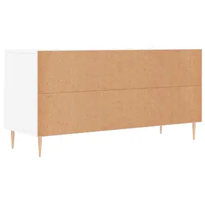 Berkfield TV Cabinet White 102x36x50 cm Engineered Wood