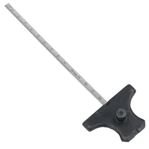 Stainless Steel Ruler Engineers Depth Gauge Metric & Imperial 0-150mm