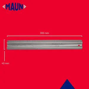 Maun Metal Safety Rule 300 mm Long