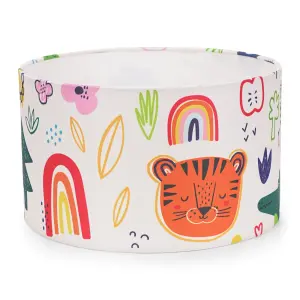 ValueLights Kids Colourful Doodle Easy Fit Ceiling Light Shade - Bulb Included