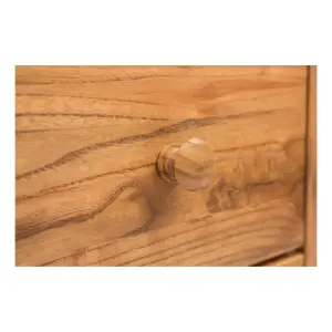 Trivento  2 Door Wardrobe Wood Knob