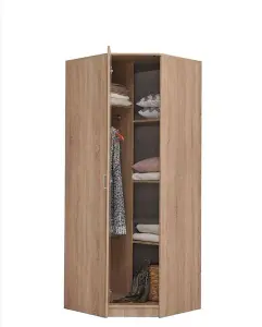 Miami Sonoma Oak Effect Corner Wardrobe