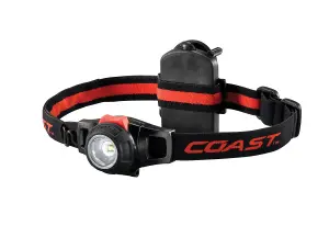 COAST Head Torch 315 Lumens 109m Range 80hr Runtime HL7 Head Torch Without Batteries