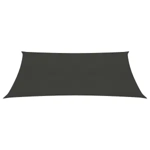 Berkfield Sunshade Sail 160 g/m2 Anthracite 2.5x3.5 m HDPE