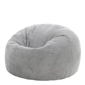 icon™ Large Bean Bag Chair adult - Kingston, Grey