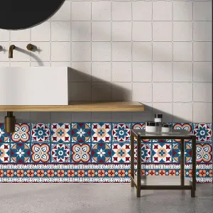 Walplus Talavera Tile Stickers Room Décor PVC