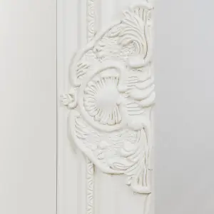 Melody Maison Ornate Tall Taupe Wall / Leaner Mirror 142cm x 47cm