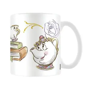 Beauty And The Beast Enchanted Chip Mug White/Lilac (One Size)