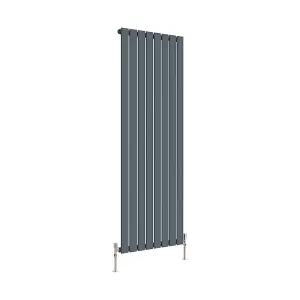 Vertical Anthracite Single Flat Panel Radiator (H) 1600 mm x (W) 544 mm, 4068 BTU.