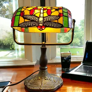 Gloucester Metal Bankers Lamp