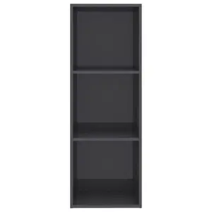 Attwood Bookcase Sonoma Oak/White / 114cm H x 40cm W x 30cm D