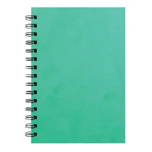 Silvine Luxpad A5 Wirebound Notebook (Pack of 6) Green (A5)