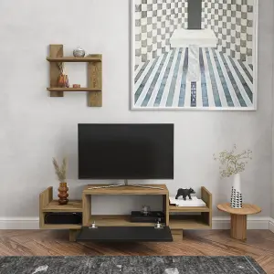 Decorotika Modern Bahara TV Stand With Shelves