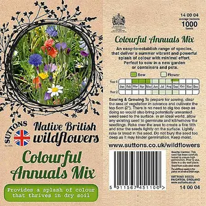 Colourful Annuals Mix 1 Seed Packet (Mixed Seed)