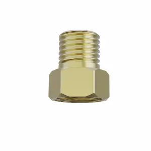 Rinse Bathrooms Traditional Angled TRV Thermostatic Radiator Valves Polished Brass