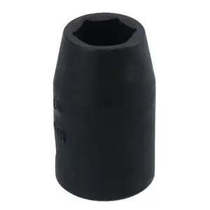 9mm 3/8in Drive Shallow Stubby Metric Impacted Socket 6 Sided Single Hex