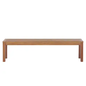 Garden Bench MONSANO Wood Light Wood