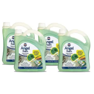 Nilco Angel Foam - Patio & Path Cleaner 8L Ready To Use Dirt Algae Remover 4x 2L