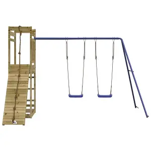 Berkfield Outdoor Playset Impregnated Wood Pine