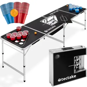 Drink Pong Table - height adjustable, foldable, drinks compartment