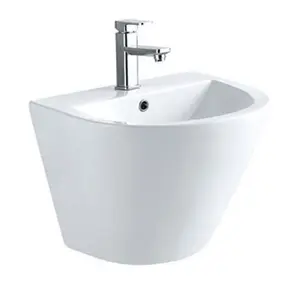 Isaac Curved Design Wall Hung Ceramic Basin with One Tap Hole (W)530mm