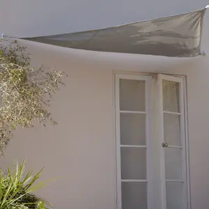 GoodHome Grey 3m Shade sail