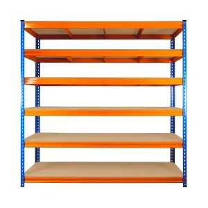 6 Tier ULTRA HEAVY DUTY Storage Racking 1800h x 1800w x 450d mm 350kg