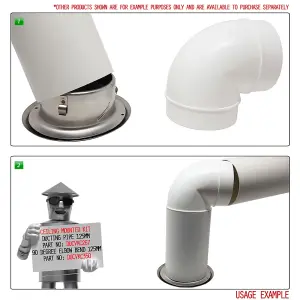 Kair Ceiling Valve 150mm - 6 inch Stainless Steel Adjustable Supply and Extract Vent