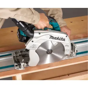 Makita DHS900Z Twin 18v 36v 235mm 9" Brushless Circular Saw LXT Guide Rail Base