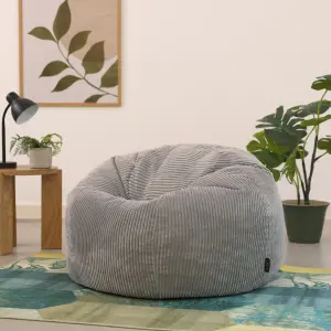 icon™ Large Bean Bag Chair adult - Kingston, Grey