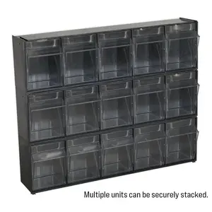 Sealey Stackable Cabinet Box 5 Bins APDC5